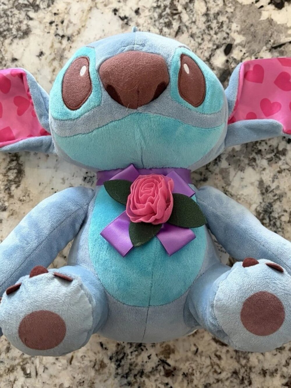 2023 Disney Parks Valentines Day Stitch Plush 10in